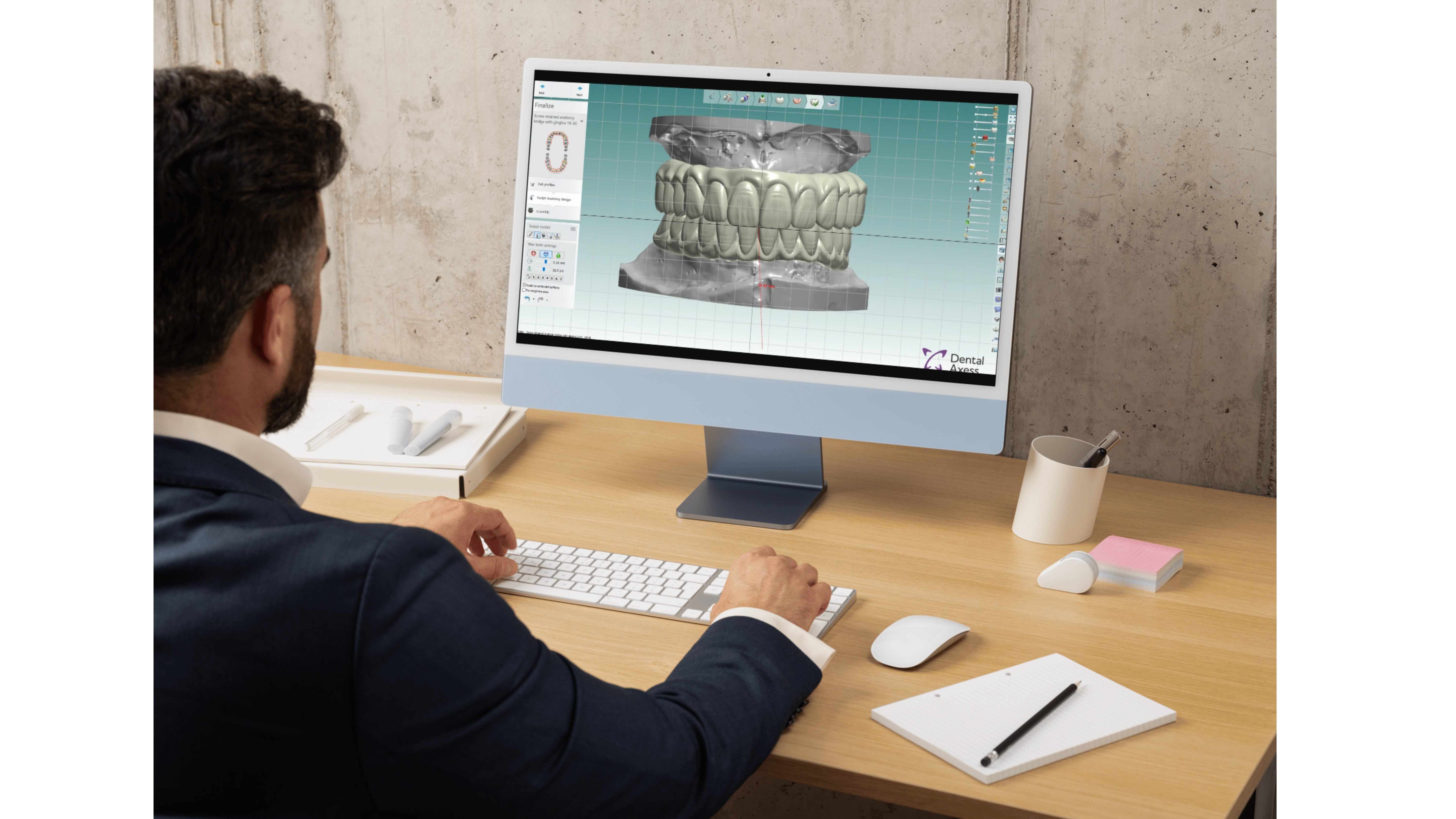 Dental CAD/CAM design tools and equipment